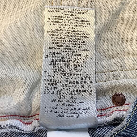 NEW! RE/DONE Size 32 90s Loose Light Indigo Denim Jeans $325 msrp G18-9 - Picture 8 of 8